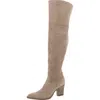 Steve Madden Daxton Womens Suede Tall Over-the-knee Boots In Brown