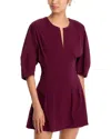 Steve Madden Dayton Dress In Burgundy