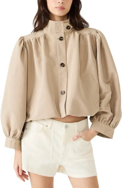 Steve Madden Deedee Blouson Jacket In Neutral