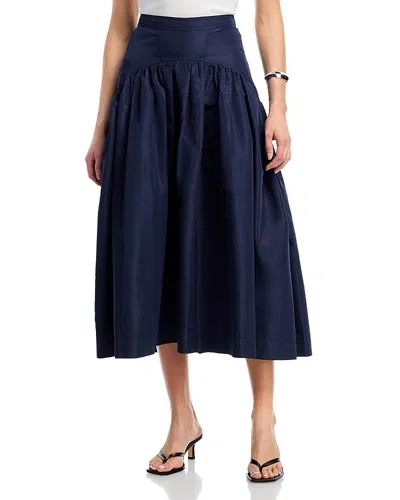 Steve Madden Delilah Midi Skirt In Blue