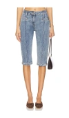 Steve Madden Delray Capri Pant In Blue