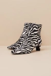 Steve Madden Delvie Zebra Faux Calf Hair Bootie