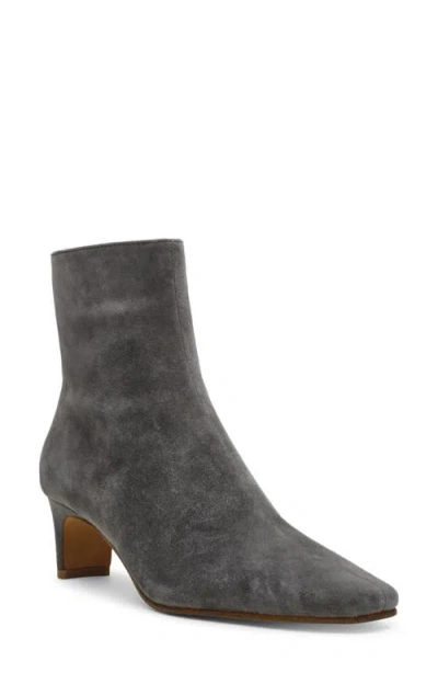 Steve Madden Delvie Bootie In Grey Suede