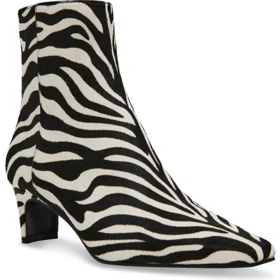 Steve Madden Delvie Zebra Faux Calf Hair Bootie