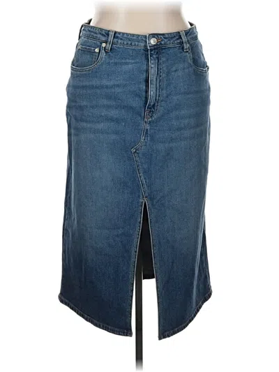 Pre-owned Steve Madden Denim Skirt In Blue