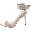 Steve Madden Desired Womens Leather Ankle Strap In Multi