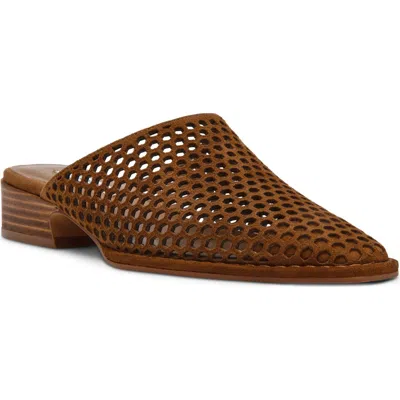 Steve Madden Dessa Perforated Mule In Brown