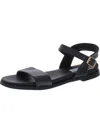Steve Madden Dina Womens Ankle Flat Sandals In Black