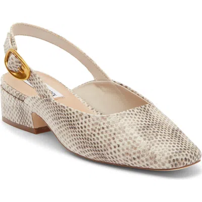 Steve Madden Diona Slingback Pump In Animal Print