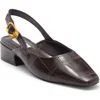 Steve Madden Diona Slingback Pump In Brown
