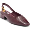 Steve Madden Diona Slingback Pump In Burgundy