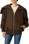 Steve Madden Dionne Jacket In Brown