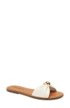 Steve Madden Dipsy Slide Sandal In White