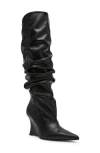 Steve Madden Distortion Knee High Boot In Black