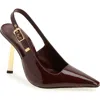 Steve Madden Divine Slingback Pump In Burgundy