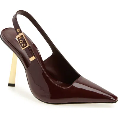 Steve Madden Divine Slingback Pump In Burgundy
