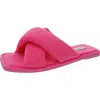 Steve Madden Dixie Womens Comfort Slip On Slide Sandals In Pink