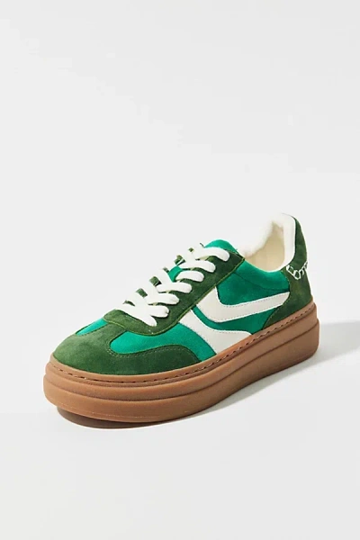 Steve Madden Dodge Platform Sneakers In Green, Women's At Urban Outfitters