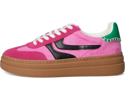 Steve Madden Dodge Women's Us 9.5 Pink Multi Low-top Platform Sneaker Zpo2771