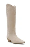 Steve Madden Women's Dollie Tall Western Boots In Sand Suede