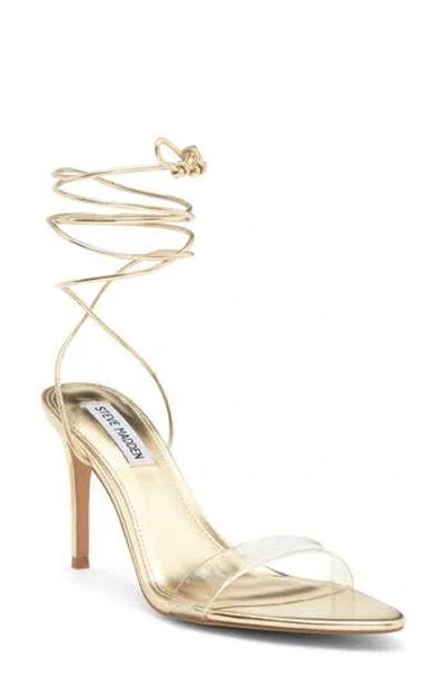 Steve Madden Dollyy Ankle Strap Sandal In Gold