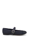 Steve Madden Dory Mary Jane Flat In Navy