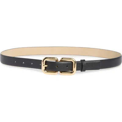 Steve Madden Double Buckle Belt In Multi