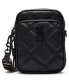 Steve Madden Drakee Quilted Small Crossbody Bag In Black
