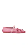 Steve Madden Dreaming Mary Jane Flat In Pink Floral