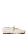 Steve Madden Dreaming Mary Jane Flat In 白色蕾丝