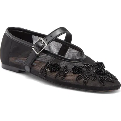 Steve Madden Dreaming Mary Jane Flat In Black