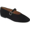 Steve Madden Dreaming Mary Jane Flat In Black Suede