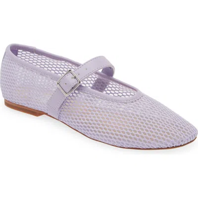 Steve Madden Dreaming Mary Jane Flat In Purple Mult