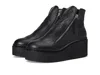 Steve Madden Drift Platform Wedge Booties In Black