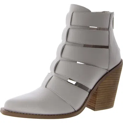 Steve Madden Drifter Womens Leather Cut-out Ankle Boots In Multi