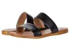 Steve Madden Dual Flat Sandal In Black