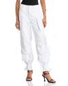 Steve Madden Duo Cargo Jeans In Light Blue In White