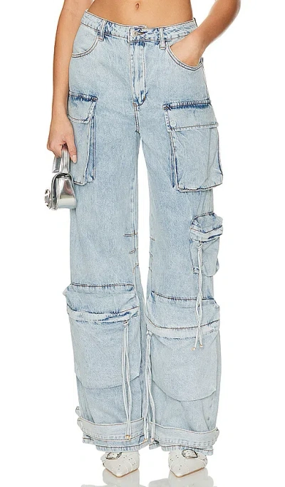 Steve Madden Duo Cargo Pant In 淡蓝色