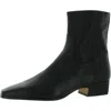 Steve Madden Dusty Zipper Block Heel Booties In Black