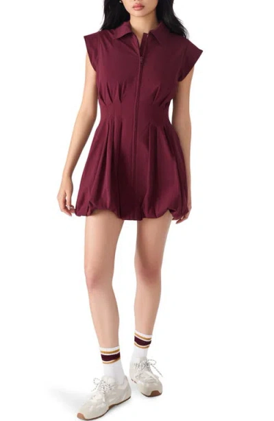 STEVE MADDEN STEVE MADDEN DYANNE BUBBLE HEM MINIDRESS