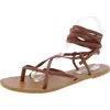 Steve Madden Early Womens Solid Leather Strappy Sandals In Multi