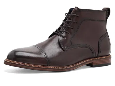 Steve Madden Ebner Men's Boots Brown Leather: 12 D - Medium