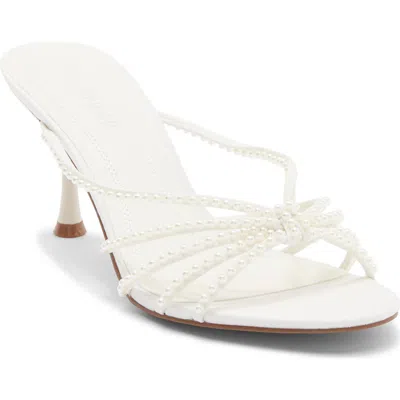 Steve Madden Edna Slide Sandal In White