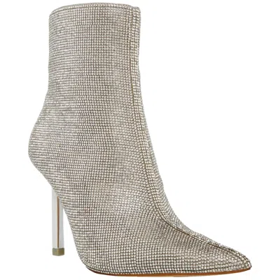 Steve Madden Eiysia-r Bootie Rhinestone Elys06s1-rhi Women's In Silver