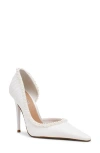 Steve Madden Elegant Half D'orsay Pump In White