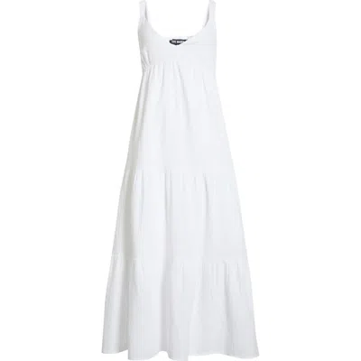 Steve Madden Elianna Sleeveless Midi Dress In White