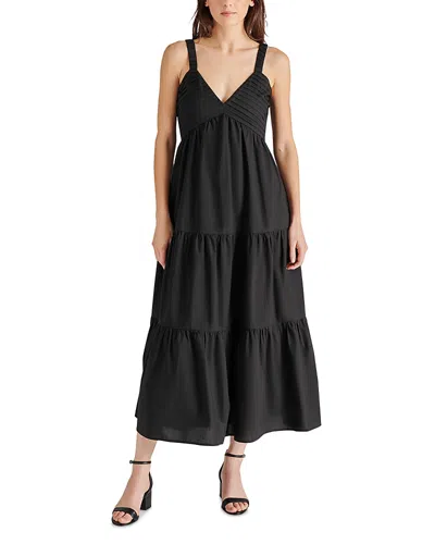 Steve Madden Eliora Poplin Dress In Black