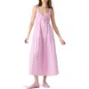 Steve Madden Eliora Tiered Cotton Sundress In Pink