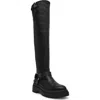 Steve Madden Eliza Over The Knee Platform Boot In Black