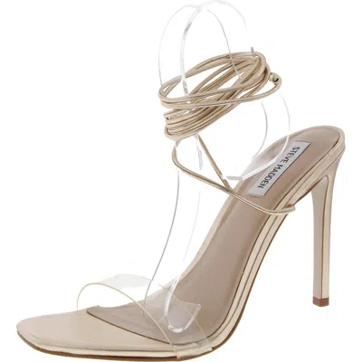 Steve Madden Eliza Womens Metallic Leather Lace-up In Multi